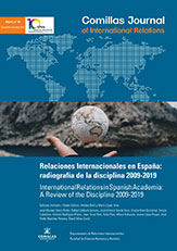 					View No. 16 (2019): Relaciones internacionales en España: radiografía de la disciplina 2009-2019
				