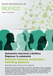 Autonomía relacional y bioética: grupo de personas multiétnico