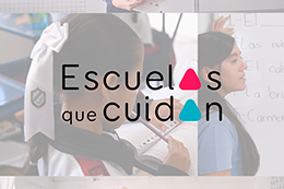 Logo del proyecto Escuelas que cuidan. Una experiencia de transformación desde el cuidado