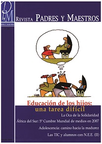 					Ver Núm. 295 (2005): Educación de los hijos: una tarea difícil
				