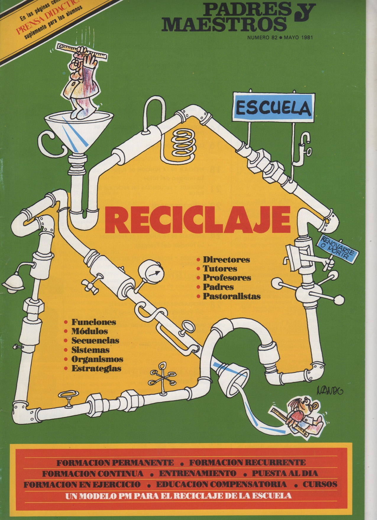 Plan PM de reciclaje | Padres y Maestros / Journal of Parents and Teachers