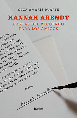 Libro: Hannah Arendt: cartas del recuerdo para los amigos